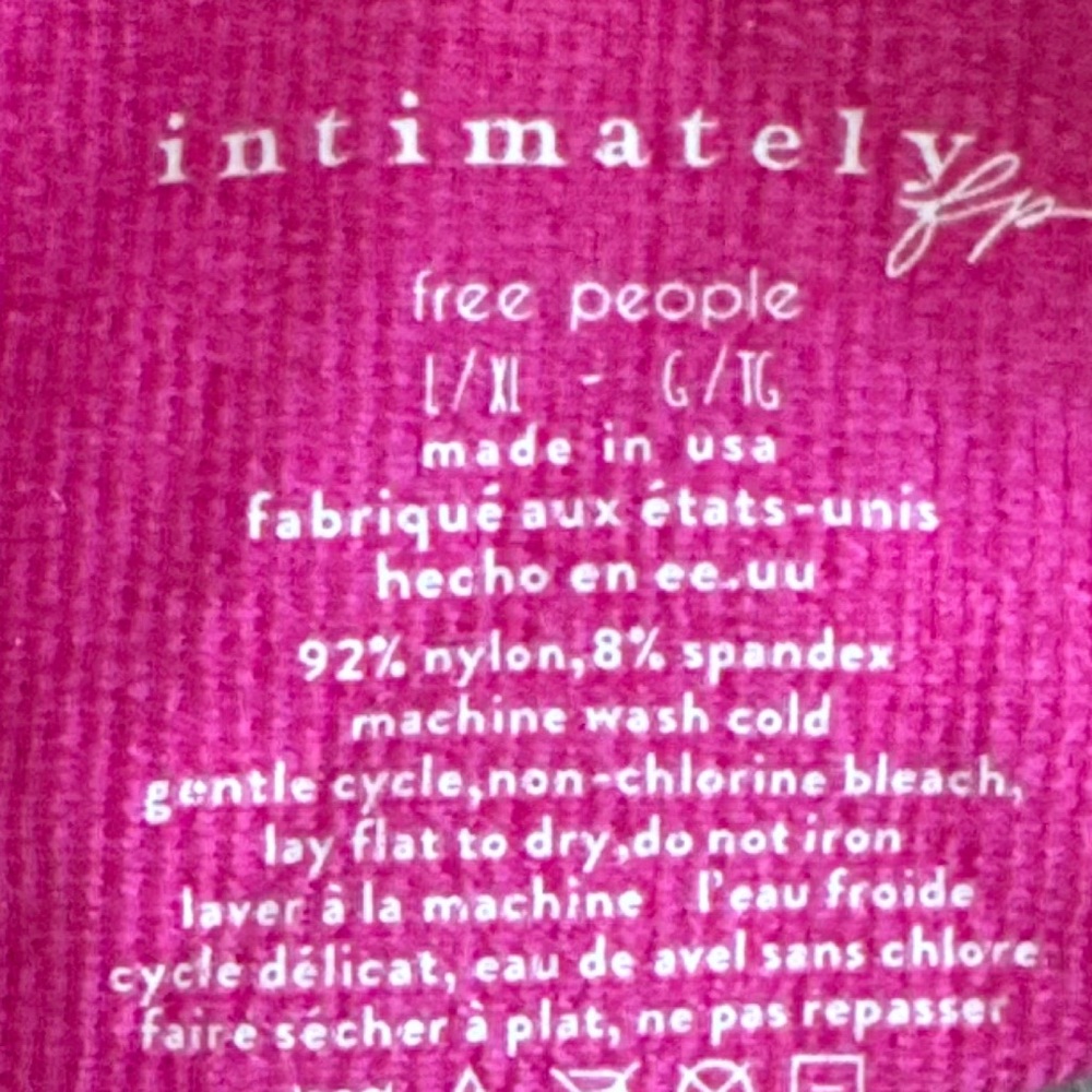 Free People Intimately Bralette L/XL - Picture 4 of 6